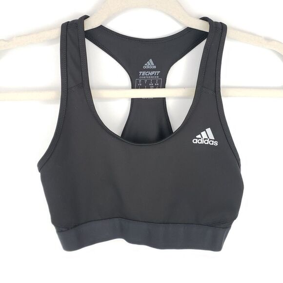 Adidas TechFit Compression Sports Bra Size S - Picture 1 of 4